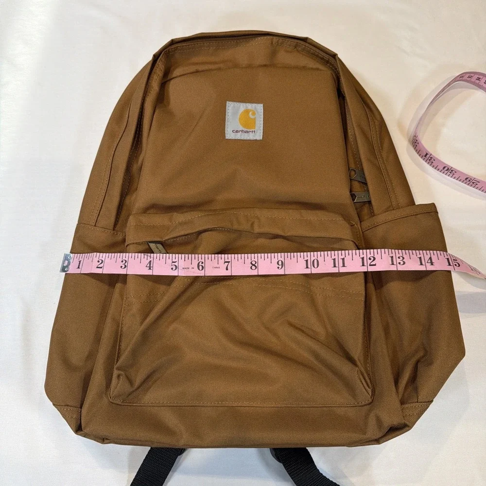 Carhartt Classic Backpack Brown Duck Canvas Durable Work Hike School‎ Laptop Bag